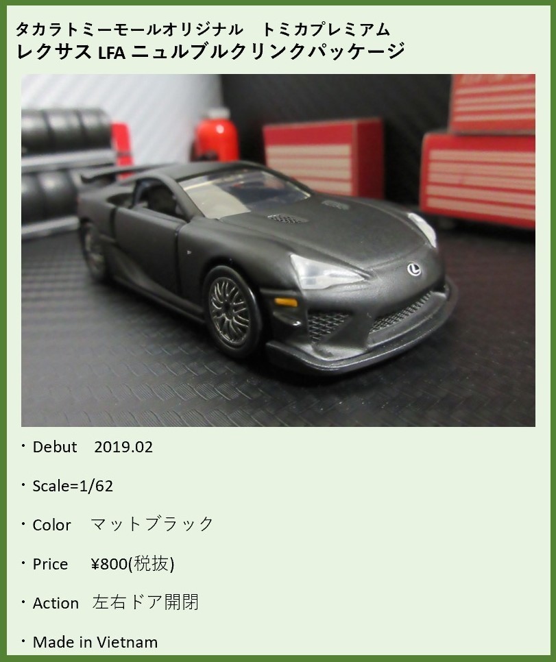 マットブラックLFA: おひっこししました。